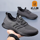 
Old man's head mesh shoes men's breathable flying mesh shoes 2025 spring and summer new outdoor travel shoes soft thick sole dad's shoes non-slip 15619 gray 42