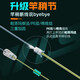 Weituosen high-end competitive stealth line composition main line group full set of fishing line main line tied with black pit large line group 5.4m super tensile force [3 package] No. 1.5
