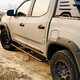 Suitable for 2024 Isuzu Torimai SD-MAX pickup truck modified parts carbon steel special competition pedals MU-X carbon steel B style competitive iron pedals Isuzu Torimai