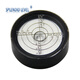 Metal universal level bubble high-precision level bead level with strong magnetic level ruler round level multi-type 60*12mm silver shell 6 points blue water