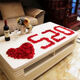 
Siyu simulated rose petals wedding bed wedding room layout hand throwing flowers for men for wedding creative Valentine's Day 100 red petals without specifications