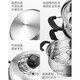 Joyoung steamer three-layer steamer composite bottom stainless steel soup pot household steamed buns high arch cover 32cm ZGH3201