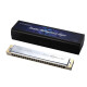 
Tongbao (TOMBO) harmonica 6624S collection copper grid 24-hole polyphonic harmonica C tune beginners professional playing harmonica 24-hole polyphonic#C tune