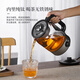 Biooner tea kettle pure titanium tea kettle steam spray type steaming tea constant temperature insulation kettle health kettle electric kettle office tea kettle B27 titanium