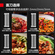德玛仕（DEMASHI）压面机商用 全自动面条机 拉面馒头饺子皮包子皮机 揉面机25KG/H  YF-AG25 (一把方刀)