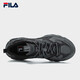 斐乐（FILA）蕨草鞋FERN男鞋户外老爹鞋休闲鞋时尚舒适运动鞋 阴影灰/黑-DB 42
