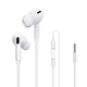 Yifan Type-c earphones wired in-ear suitable for Apple iPhone Huawei Xiaomi vivo Honor oppo mobile phone earphones exclusive version - 3.5mm round head interface white
