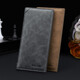 WILLIAMPOLO Paul Wallet Men's Long Multi-Card Card Bag Simple Trendy Brand Ultra-Thin Wallet Khaki Long Style Long