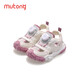 Shepherd Boy Chaussures pour les tout-petits 2025 Été Nouveau style Baotou Girls Sandales Soft Sole Butting Rotating Bouton Chaussures Enfants Pouiche Iceberry 25 Chaussures Inside Longueur 16,5 cm