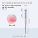 GUOXIAONIU Guo Xiaoniu Pink Gold Slim Peak Wool Round Head Dot Color Blush Brush Facial Contour Smudge Animal Hair Makeup Brush Pink Gold Wool Dot Color Brush 1 327#