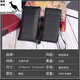 KUQIDAISHU genuine leather wallet for men multi-card front cowhide soft leather long zipper wallet clutch for men and women mobile phone bag genuine leather black small (20*9.5)