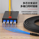 Nokoxin gyxtw al aire libre cable óptico terminado en modo único al aire libre sin soldar 2 núcleos 4 6 8 CORES LC/SC/SC/FC Fibra Jumper Puente impermeable a prueba de agua y resistente a la tensión Tubo superior Cable de cola de cola con terminado con terminado con terminación óptica 4 CORES SC-SC 150 metros