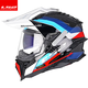LS2 Carbon Faser Offroad-Zughelm-Motorradhelm Männer und Frauen Motorrad Vier Jahreszeiten Anti-Fog Dual Lens MX701 Kohlefaser 6K-Lan Open Mund 3xl (61-62)