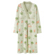 
Mandelefin, nightgown for pregnant women with breast pads, pure cotton spring and autumn breastfeeding pajamas, postpartum confinement clothes for mothers to give birth, home clothes for 13062 Female XXL (140-160Jin [Jin equals 0.5 kg])