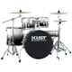 Currist (KLST) Drum Set für Anfängerpraxis für Erwachsene Praxis professionelles Jazz -Drum Percussion Instruments Professionelle Version von fünf Drums und drei Becken (Farbnoten)