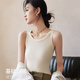 Cat man (MiiOW) suspender vest for women cool summer feeling modal cotton cover pair of breasts inside and outside wearing round neck slim T-shirt base top