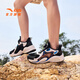 Anta children's sandals men's big children's beach shoes 2024 summer Baotou breathable knob button sports class sports frame shoes black/white/middle blue 6995H-1 38