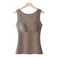 MODAL 3893 Sous-vêtements thermiques sans traces en velours allemand en automne et en velours intérieur intégré intérieur à usage intérieur pour femmes pour femmes. Gris 4xl (recommandé 150-170jin [Jin est égal à 0,5 kg]))