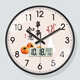 Peng Innovation Reloj China Reloj Sala de estar Todo es buena fortuna en casa Silencioso con calendario Simple Modern Electronic Rechnear Wall A673 Gold [Movimiento silencioso] Rala de estar de 16 pulgadas (diámetro 40 cm) Más atmosférico