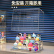 KAMAN Blind Box Storage Display Rack Transparent Dustproof Lego Brick Box Rack Bubble Mart Figure Display Box Large Ladder Model Transparent 1