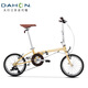 大行（DAHON） 16英寸D5铬钼钢5变速折叠自行车成人男女式学生复古单车HAC653 邮政绿