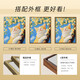 招财喵咪 画画填色diy数字油画手绘治愈系丙烯油彩涂色填充装饰画 C4855 油画套餐(内框+画笔+颜料)+60x75