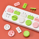 Tired through socket protective cover children's anti-electric shock safety plug baby baby power set plug jack switch protective cover white 6 pieces