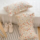 Jiaolu cotton double-layer gauze pillowcase lace pillowcase Children's pillow cover 30*50 Adult pillow cover 48*74cm Tulip powder-single pack 48cmX74cm