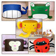 Mexueer Garden para niños Sofá Sofá Cartoon Ballena Taburete de elefante Centro de educación temprana Baby Soft Pack Round Tabures Monkey: 3520 cm