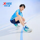 XTEP (XTEP) Children's Hydrogen Wind 5.0 Small Mark Multi-Color Breathable Knob Button Light Running Shoes Sail White/Prussian Blue 36