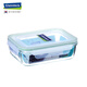 Shantou Lincun Glalok Koreanisch Temperiertes Glas Frischwachtbox Rechteckige Bento Box Dickeed Lunchbox Schüssel 695 ml