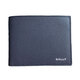 
BALLY men's wallet new cowhide bifold short wallet photo clip card wallet wallet for boyfriend 6305290 dark blue + palladium