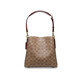 
CoaCH (COACH) [same price 618] Women's printed fashionable one-shoulder crossbody handbag 618 khaki with brown and red C3890B4NQ4