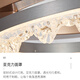 
Sendlanode light luxury chandelier living room headlights fashionable smart simple dining room bedroom LED chandelier 9721-8+6+4 eccentric circle