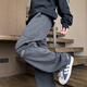 Idee (Zhuyifan) Fett großer Größe 230 Jin [Jin entspricht 0,5 kg] Hosen für Männer gerade Frühlings- und Sommer-Dünnarbeitshose Trendy Marke Großgröße gerade weit leges Casual Hosen K1477 Brown Farbe 5xl (195) 205-230 Jin [Jin gleich 0,5 kg] kann getragen werden können. Kann getragen werden können. Kann getragen werden kann