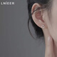 LnieerS925 Silver Garland Earrings Cold Wind Ear Hole Earrings Women's 2025 New Small Flower Autumn and Winter Temperament Earrings Garland Earrings S925 Silver