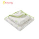 Berriga baby urine septum can wash baby bedwetting newborn bed sheet care mat Aunt pad waterproof breathable bamboo fiber white background green cloud large size 1 piece (about 100*72cm)