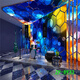Clcey Anker Hintergrund Tuch Live Broadcast Room Internet Promi Hintergrund Wall Rock Musik Bühne Hintergrund 3D Dreidimensional High Definition Retro ZP-11150 2,5 Meter breit + 2,5 Meter hoch