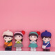 Gelun cartoon little girl cute doll boy couple decoration landscaping birthday gift office desk decoration set 4 boy next door