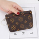 Luo Shengs neuer Reißverschluss -Münzbrieftasche für Frauen Mode Clutch Women Mini Thin Short Small Wallet Kartentasche Coin Beutel Braun braun