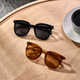 Mijia Xiaomi square polarized sunglasses HD universal driving and UV sunglasses Obsidian black