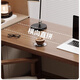 Mori round wood square home desktop computer desk bedroom solid wood long desk double student writing desk simple office workbench standard version 140*60*75 (desktop thickness 5cm)