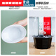 Murannuoer disposable bowl 1000/1250l nine jiao disposable takeout box fast food box maocaima milky white 1250ml nine jiao USD 160 set