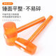 An Junsheng rubber hammer plastic hammer rubber hammer wooden handle champagne hammer tile multi-functional construction and installation transparent rubber hammer good quality small size 750