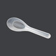 Fangcaodi Disposable Chinese Spoon, Soup and Fork, Takeaway Fast Food Spoon and Fork, Small Spoon, Rice Spoon, Fruit Spoon and Fork, Disposable Chinese Spoon, 120 Count