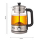 Silver pure titanium tea kettle steaming tea kettle spray type steam tea kettle fully automatic household small health pot flower tea kettle pure titanium spray type tea kettle - 1.3L