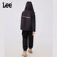 Lee Children's Jacket 2025 Autumn New Men's and Women's Clothes Three-Proof Outdoor Hooded Jacket Three-in-One Top Black Upgraded 140 cm