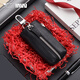 Sieben Wolves Herrenschlüsselbeutel Leder Reißverschluss Coupon Wallet Bag Coat Leder Speicher Herrenauto Schlüsselbund Schlüsselkette Schlüsselbeutel Neue Modellstart (Geschenkboxverpackung)