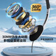 The most popular style on the Internet, retro wired headphones, photo props, the same style as Xiaohongshu internet celebrity, nostalgic Japanese style, wired headset, 3.5mm interface, universal for mobile phones and computers, silver