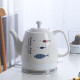 Ceruige Jingdezhen ceramic electric kettle automatic power-off porcelain kettle household anti-dry burning small tea kettle D model 1.0L